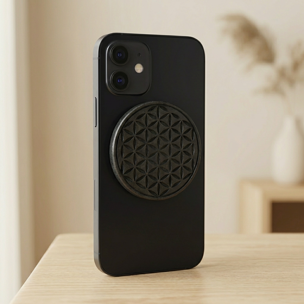 Plaque Shungite Protection Téléphone