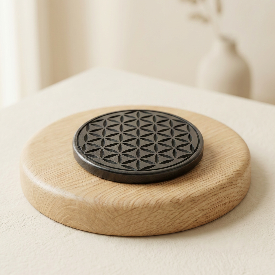 Plaque Shungite Protection Téléphone
